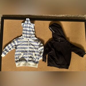 Rene Rofe Striped Blue And Garanimals Black Kids’ Hoodies (2)